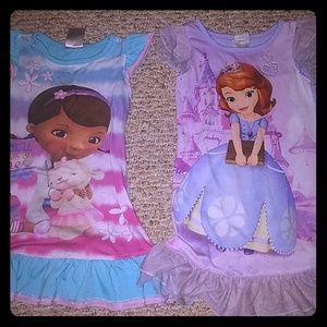 Disney junior girls nightgowns